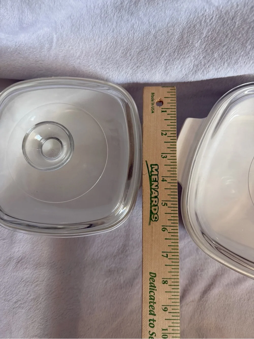 Corning Ware Blue Dusk & Plain Set of 2 Casserole Baking Dishes 1.5 & 1L w/lids